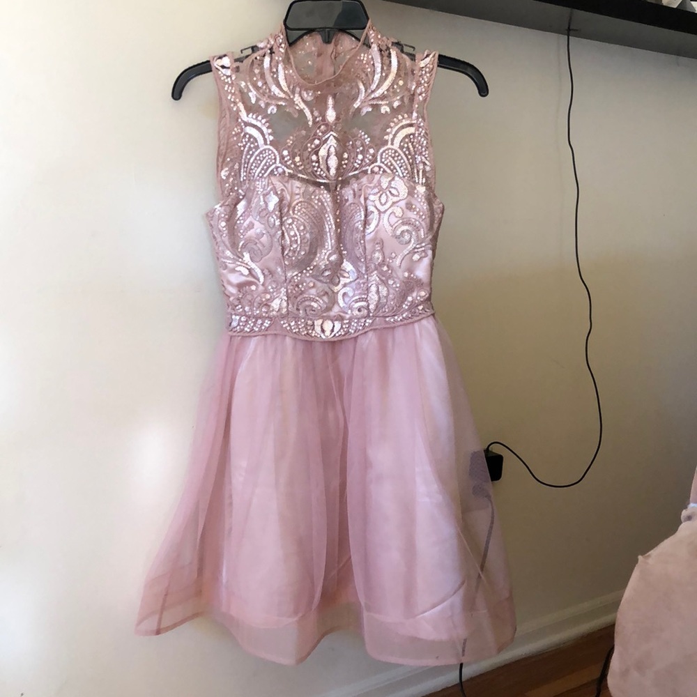 Rose Gold Party Dress